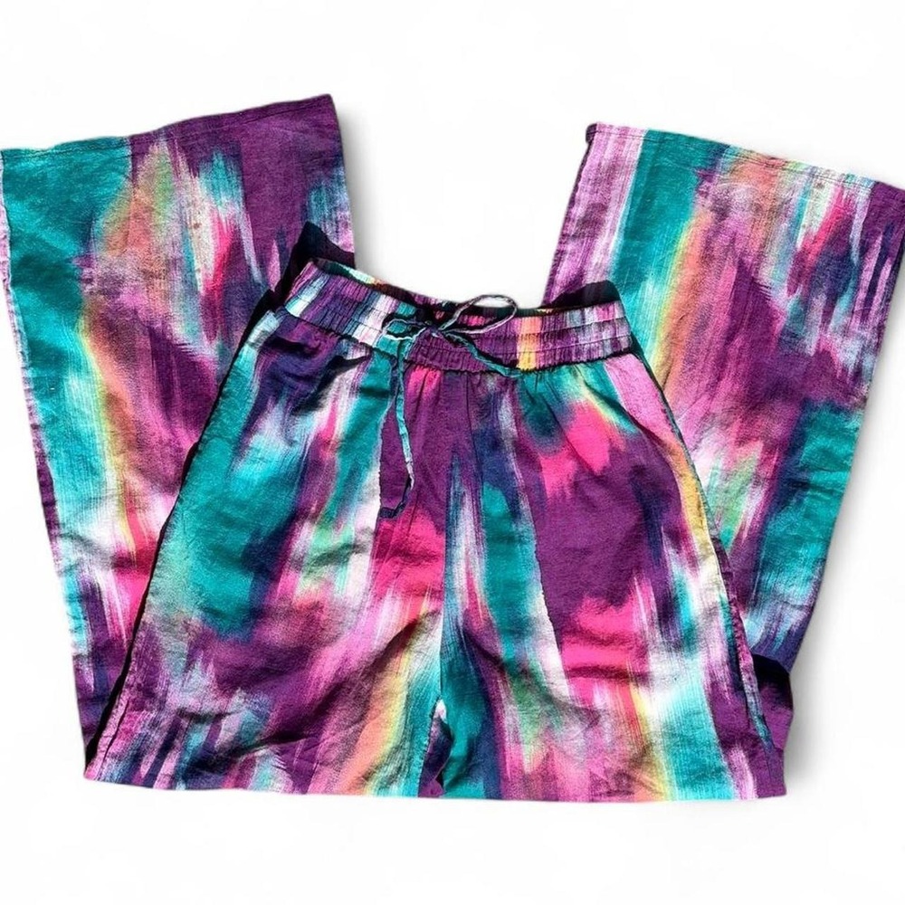 Calliope Cotton Colorful Drawstring Pants‎
